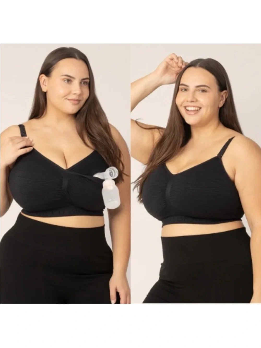 Kindred bravely Nursing & Pumping Bralette — Black size XL busty